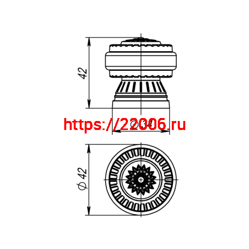 Упор Armadillo (Армадилло) дверной DH062 CL/OB-13 Античная бронза фото 2