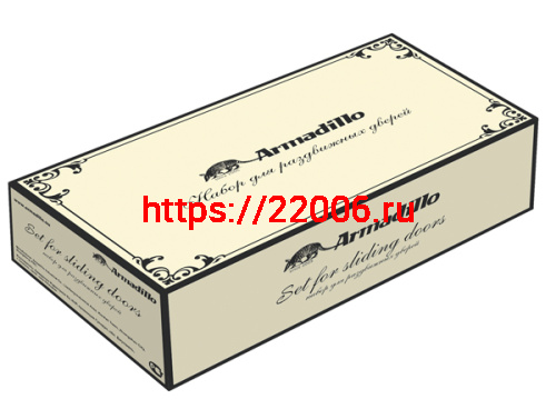 Ручка Armadillo (Армадилло) для раздвижных дверей SH.CL152.010 (SH010/CL) FG-10 французское золото фото 2