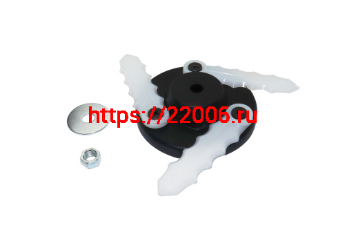Косильная головка CHAMPION HT48 MAXI-CUT (гайка 3/8"-24UNF прав.) пластм. ножи (GT-22GES) (С5157)