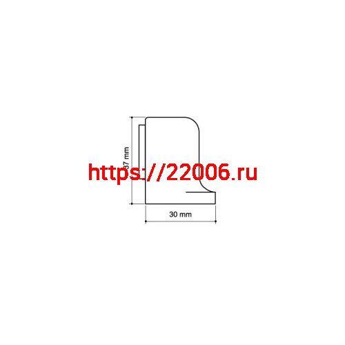 Упор Armadillo (Армадилло) дверной напольный STOPPER/MZA003 (MDS-003ZA) магнитный SG-4 мат.золото фото 3