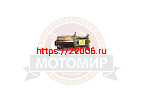 Лампа светодиодная (LED) 12V  T15  (ВА15S) 8SMD 1.92Вт 1156 чип 5050 фото 2