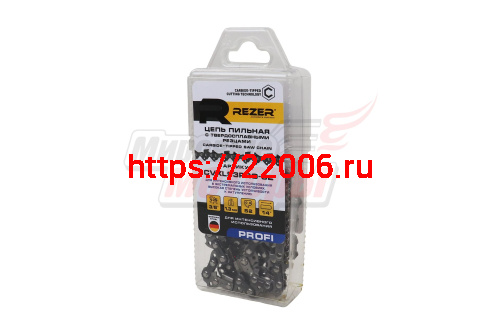 Цепь "REZER" 14" 3/8-1,3-52z С ПОБЕДИТОВЫМИ НАПАЙКАМИ (Partner) Цепь "REZER" 14" 3/8-1,3-52z С ПОБЕДИТОВЫМИ НАПАЙКАМИ (Partner)