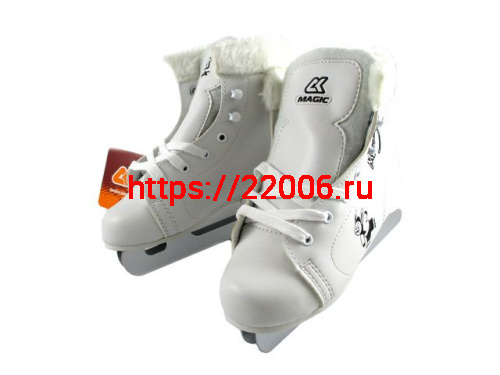 Коньки Magic 32 размер (белые) 4012