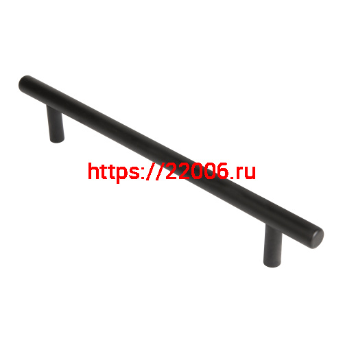 Ручка-скоба Ajax (Аякс) мебельная MB-H-005-160 мм BL черный