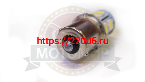 Лампа светодиодная (LED) 12V  (BA15S)  10W (R10) фото 2