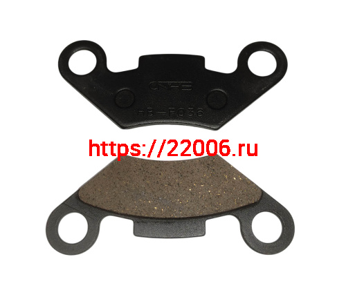 Колодки тормозные дисковые зад. ATV HAMMER 200 (1-5) (1 компл.-20шт) (НАБОР)