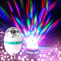 Лампа LED RGB вращающаяся орбита  TD-111
