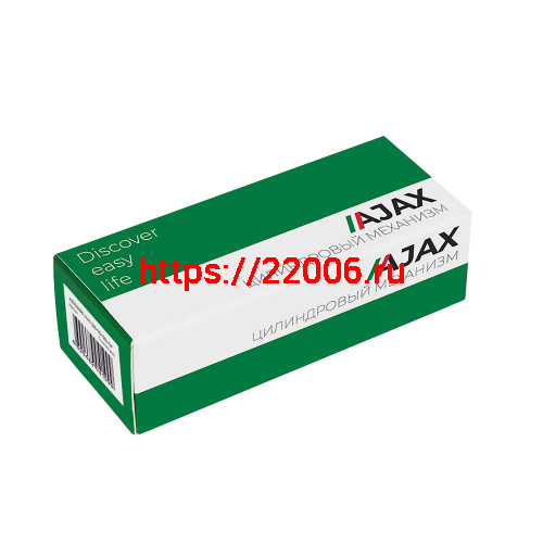 Цилиндровый Ajax (Аякс) механизм (AZ200/70) AZ2000Key70 (30+10+30) CP хром фото 2