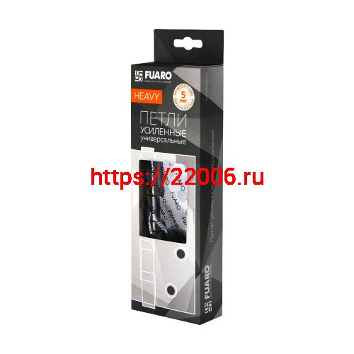 Петля Fuaro (Фуаро) универсальная HEAVY IN4400U AB (бронза) 100х75х3 мм фото 2